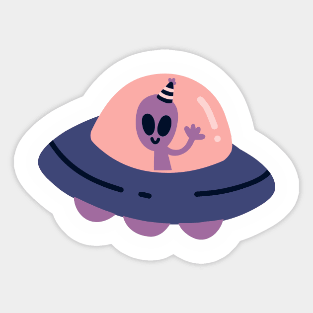 Alien Crib Sticker by Kings Court